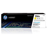 HP W2112X 206X High Yield Yellow Original LaserJet Toner Cartridge, Yellow
