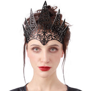 Joyin 21391-WM Halloween Headband Fairy Tale Queen Crown Black Hair Crown for Women Adjustable Cosplay Accessory