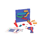 Educational Insights Design and Drill Marble Maze STEM Toy with Electric Drill, 15 Track Pieces, Multicolor, Ages 5+, 4105