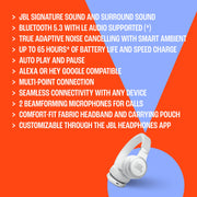 JBL JBLLIVE670NCBLKAM Wireless On-Ear Headphones with True Adaptive Noise Cancelling - Black