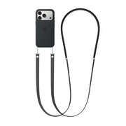 Apple Crossbody Strap, Adjustable Length with Embedded Magnets, Black, Compatible with iPhone 17 Series and iPhone Air Cases, MGGL4LL/A
