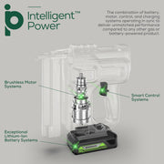 Greenworks 24V 18GA Brushless Cordless Brad Nailer with Tool-Free Jam Release, LED Worklight, Lightweight Design, 94713469