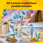 LEGO Creator 3 in 1 Sea Animals Building Toy, 542 Pieces, Multicolor, 6585561