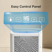 HUMSURE 30 Pints Dehumidifier for Basement, Covers up to 2500 Sq. Ft, Auto Defrost, 24-Hour Timer, White, Includes Drain Hose