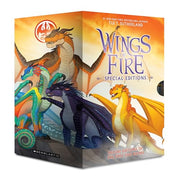 Scholastic Wings of Fire 1-5 Special Edition Box Set, Paperback with Colorful Stenciled Edges and Exclusive Poster