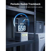 X-Sense Radon Gas Detector Monitor, Continuous Real-Time Testing, Lab-Grade Accuracy, Silent Operation, 2-Year Battery Life, XR0A-SR