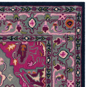 Safavieh Bellagio Collection BLG541B Grey and Pink Square Area Rug, 5' Square