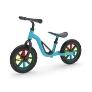 Chillafish BMXie2 Kids Balance Bike, Lightweight Reinforced Plastic Frame, Adjustable Seat and Handlebars, 12-Inch Airless RubberSkin Tires, Integrated Footrest and Footbrake, Kiwi Green