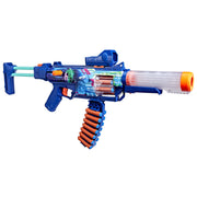 Hasbro G18240000 Nerf Loadout Cyberlight Ghost Blaster with LED Glow, Bolt-Action, 6-Dart Revolving Cylinder, Includes 24 N1 Darts, Multicolor