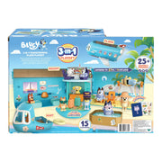 Bluey 17670 3-in-1 Transforming Plane Playset, 25+ Sounds and Phrases, Toys for Kids 3-6 Years