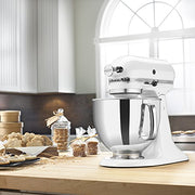 KitchenAid Artisan 5 Qt. White Stand Mixer-KSM150PSWH