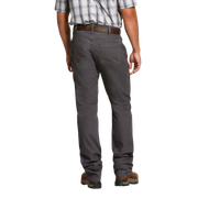 Ariat Rebar M4 Made Tough DuraStretch Straight Leg Pants for Men - Rebar Grey - 40x34