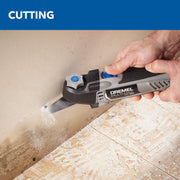 Dremel Multi-Max Oscillating Tool Kit, 3.5 Amp Variable Speed, Corded, Includes 7 Accessories and Storage Bag, Industrial Black, MM35-02
