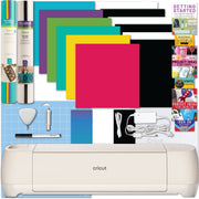 Cricut z20-11070-R9 Explore 4 Die-Cutting Machine with Vinyl and Iron-On Sheets Bundle, Corded, 9.4 in