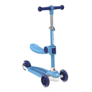 GOTRAX BoblooPro Kids Kick Scooter with LED Light-Up Wheels, Adjustable Handlebars, Foldable Removable Seat, Pink