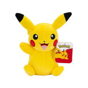 Jazwares Pokemon Pikachu Plush Figure, 8 Inch, Soft Polyester Stuffed Toy, Multicolor, PKW4193