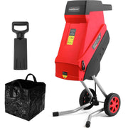 PowerSmart DB6610 120V 15-Amp 3700 RPM New Electric Wood Chipper with Collecting Bag