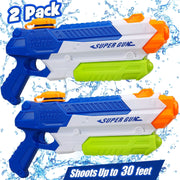 Toy Life 2 Pack-300cc Water Guns for Kids, Super Soaker Water Guns, Water Squirt Guns- Outdoor Toys for Boys