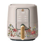 Beautiful 29071 3 Qt Air Fryer with TurboCrisp Technology, EverGood Ceramic Nonstick Coating, Wildflower Porcini Taupe