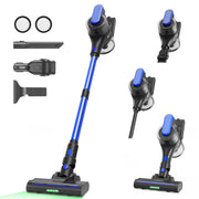 Maircle Stick Vacuum Cleaner, Cordless, 36Kpa Suction, Lightweight 4 lb, Blue