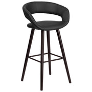 Flash Furniture 29.5 in. Black Cushioned Bar Stool-CH152560BKVY
