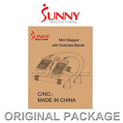 Sunny Health & Fitness 012S Mini Stepper with Resistance Bands