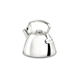 All-Clad E86199 Stainless Steel Specialty Cookware Tea Kettle, 2-Quart, Silver