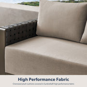 Brenton Sectional Set with Sunbrella Fabric, 7pc