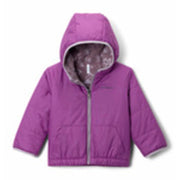 Columbia Double Trouble III Infant Reversible Water-Resistant Quilted Jacket, Purple, 12-18 Months, 213407