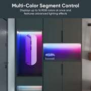 Wyze WLPSTPR-5 Light Strip Pro 16.4 Ft Smart Plug-in Color-Changing LED Strip Light