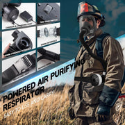 WAKYFLX Portable Powered Air Supply Purifying Respirator Mask
