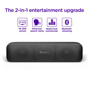 Roku 9104RW Streambar SE - 2-in-1 TV Soundbar with Built-in Streaming, Premium Speakers, & Speech Clarity
