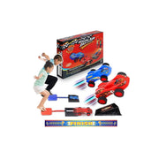 ANNKIE Stomp Racers Air Power Race Cars Blue/Red