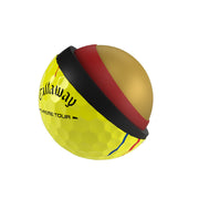 Callaway Golf Chrome Tour Triple Track Golf Balls, Yellow, One Dozen, Multi-Layer Construction, Tour Fast Mantle Technology