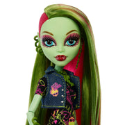 Mattel Monster High Boo-riginal Creeproduction Venus McFlytrap Doll with Pet Chewlian, Diary, Doll Stand, Multicolor, JHK58