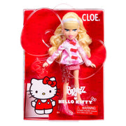 MGA Entertainment Bratz x Hello Kitty Cloe Sanrio Fashion Doll with Pink Plaid Overcoat, Accessories, Doll Stand, Multicolor, 11.5 in, 595694