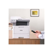 Brother Monochrome Laser Multifunction Printer, 48 ppm, 50-Page Auto Document Feeder, 3.5-Inch Touchscreen, Wireless and Ethernet Connectivity, MFC-L5715DW