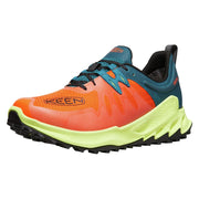 Keen 1028054 Zionic Waterproof Hiking Shoes for Men - Scarlet Ibis/Deep Lagoon - 11.5M