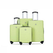 Travelhouse TH2202LG 4 Piece Hardshell Luggage Set Hardside Lightweight Suitcase with TSA Lock Spinner Wheels