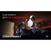 HyperX Cloud Stinger 3 Wired Gaming Headset with Memory Foam, Noise-Cancelling Microphone, PC Compatible, Black BS1T5A6#ABA