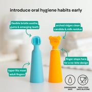 Oogiebear 7-Piece Baby Essentials Kit, BPA-Free, Multicolor, Daily Health and Oral Care Set