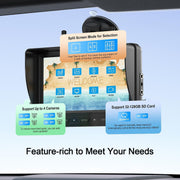 eRapta WRMDWY75 Fookoo 7 inch Wireless RV Backup Camera System