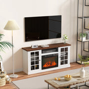 MARNUR 007A Fireplace TV Stand for TVs up to 65