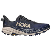 Hoka Speedgoat 6 Men's Trail Running Shoes, Charcoal Grey/Midnight Blue, Medium Width, Size 12