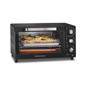 Hamilton Beach Sure-Crisp Air Fryer Toaster Oven, 4-Slice Capacity, Fits 9-Inch Pizza, 1120W, Black, 31404