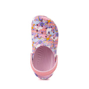 Crocs 210205-6GD-C9 Classic Fairytale Creature Clog for Baby Toddler, Lightweight Croslite Foam, Non-Slip Outsole, Ballerina Pink, 9