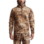 Sitka Alpha Fleece Hoodie Men's, Durable 4-Way Stretch STORMFLEECE, Water-Repellent Finish, Optifade Marsh, X-Large 600759