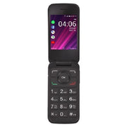Alcatel TFALA406DCP MyFlip 2, 4GB Black - Prepaid Phone Straight Talk/TracFone