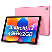 FITIFUN M10 10 Inch Android 12 Tablet, 4GB RAM, 32GB ROM, 1TB Expandable, Quad-Core, WiFi, Dual Camera