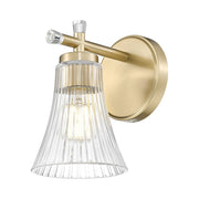 Z-Lite Nova 4 Light Outdoor Wall Light, Black Aluminum, Clear Glass Shade, 25 in Tall, 5018B-BK